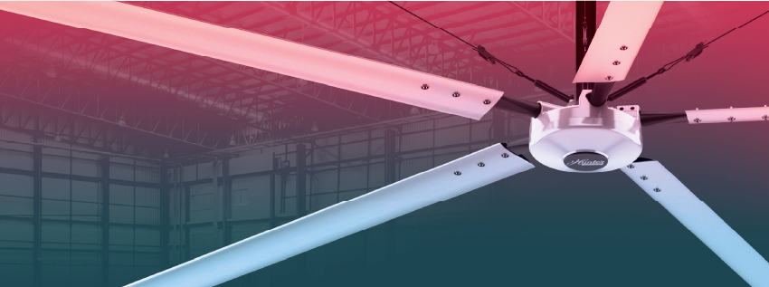 HVLS Destratification: How HVLS Fans Improve Comfort and Reduce Energy Costs
